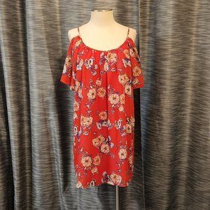 Last Chance - Bailey Blue cold shoulder mini dress XL
